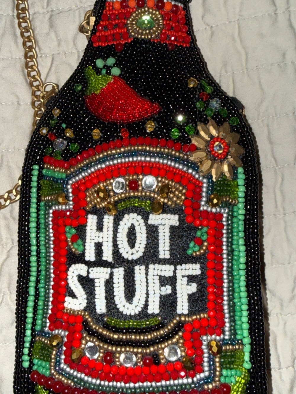Mary Frances beaded hot sutff bag coin purse - Picture 2 of 4